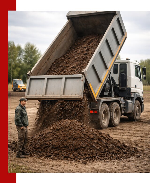 Аренда самосвала с водителем в Кемерово для сыпучих грузов и навоза
