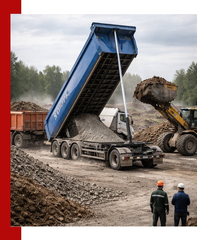 Аренда тонар 40 тонн в Кемерово с доставкой материалов