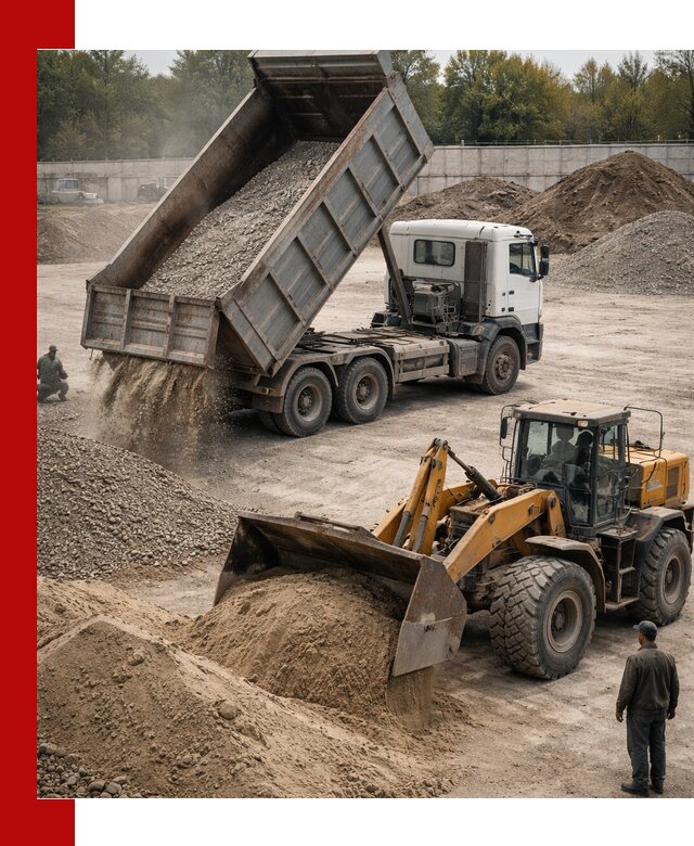 Перевозка сыпучих грузов самосвалами и бортовыми в Кемерово