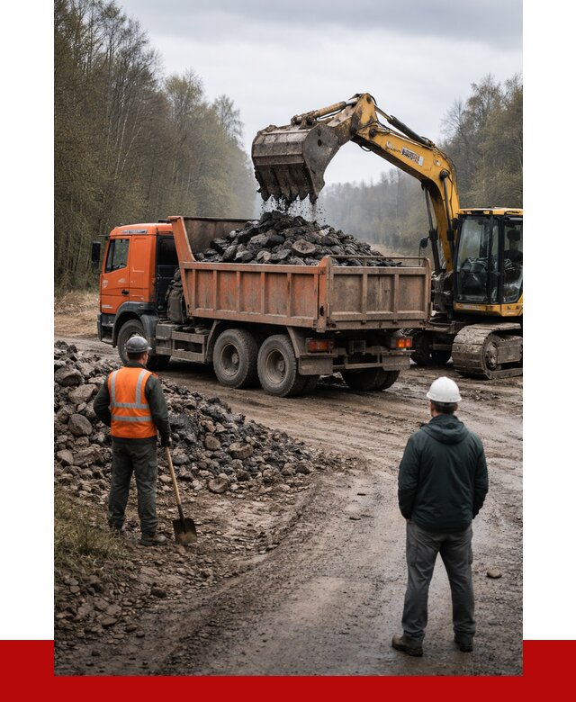 Вывоз асфальта в Кемерово от 4683 р. самосвалом ПРОНЕРУДКмр