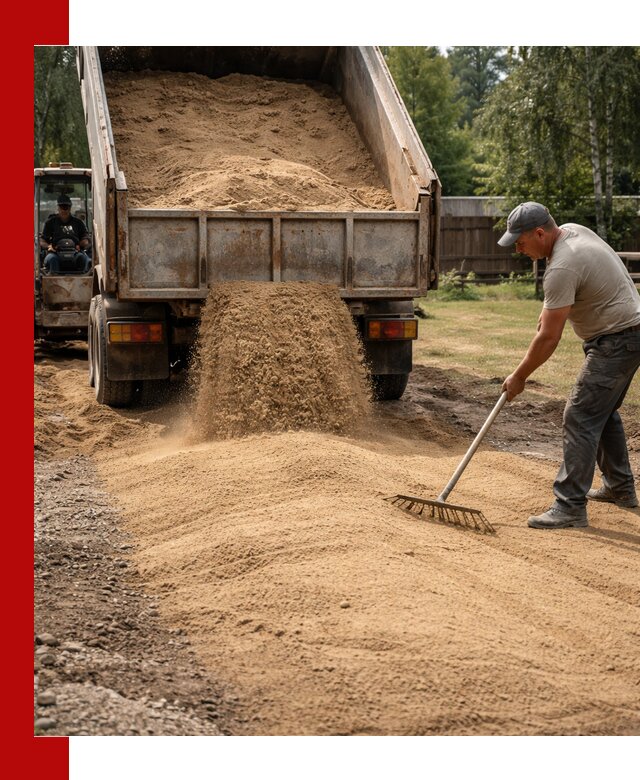 Отсыпка участка песком в Кемерово быстро и качественно
