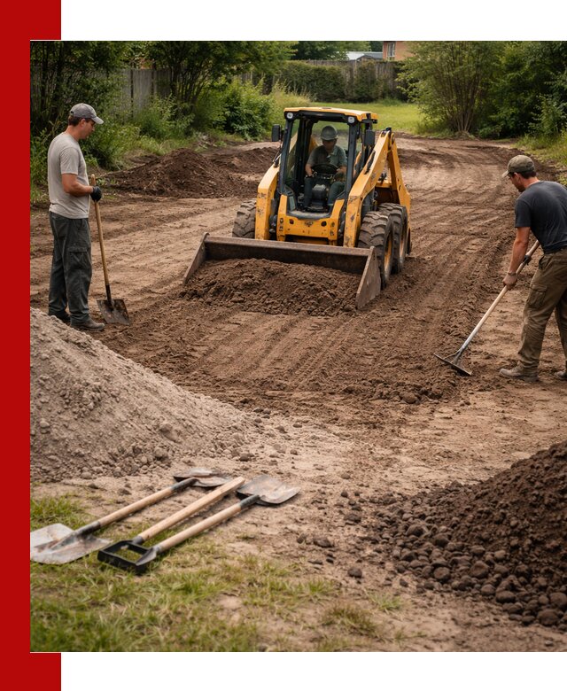 Планировка участка грунтом с вывозом и доставкой в Кемерово