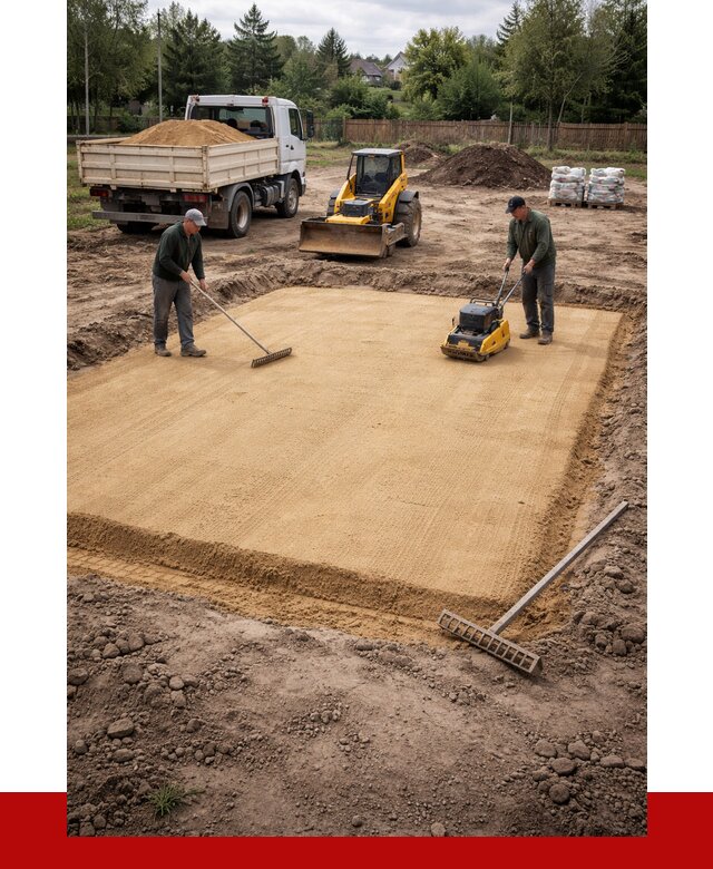 Устройство песчаной подушки в Кемерово от 4683 р. ПРОНЕРУДКмр